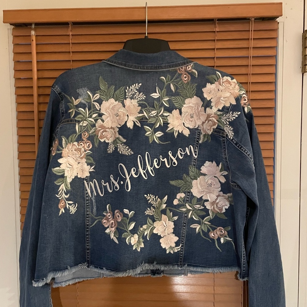 Bride Jean Jacket Mrs. Jefferson